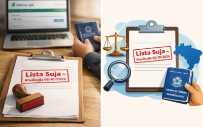 Lista suja atualizada: 82 empregadores incluídos em 06/10/2026